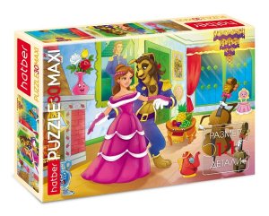 Паззл   30 MAXI Красавица и чудовище 30ПЗ4_23442