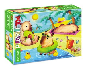 Паззл  104  MAXI Капибары на пляже 104ПЗ4_31856
