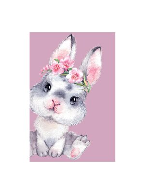 0167.245 Открытка Кролик дет