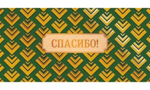 0318.361 Конверт Спасибо