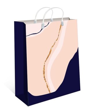 0428.341 Пластиковый пакет Розовый мрамор