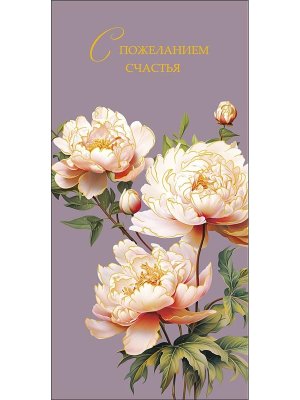 0319.501 Конверт С пожеланием счастья жен