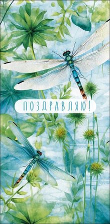 0319.846 Конверт Поздравляю жен