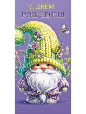 0319.245 Конверт С Днем Рождения дет Гном