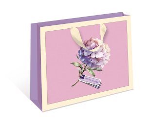 1322.805 Бумажный пакет Подарок для души розовый