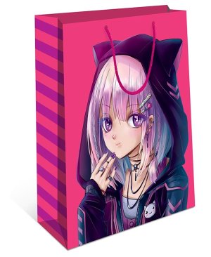 0191.299 Бумажный пакет Девочка Аниме