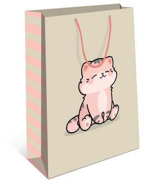 0192.283 Бумажный пакет Котик