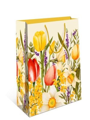0191.348 Бумажный пакет Весенние цветы