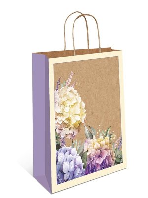 0396.595 Бумажный пакет крафт Гортензия