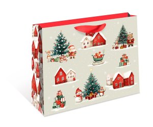 1322.946 Бумажный пакет стандарт плюс Новогодняя сказка