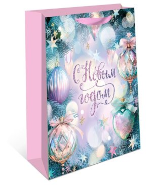 1595.148 Бумажный пакет премиум С Новым годом