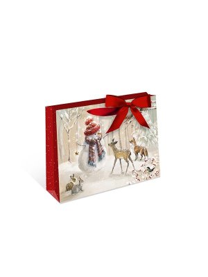 0557.193 Бумажный пакет делюкс Зимняя сказка