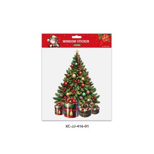 0703.229 Оформительская наклейка Новогодняя елка