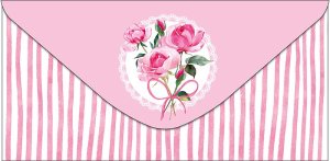 0321.780 Конверт Без надписи Цветы жен