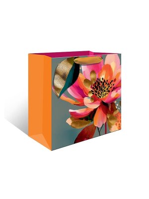 0557.234 Бумажный пакет делюкс Розовый цветок