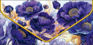 1216.652 Конверт Без надписи Цветы жен