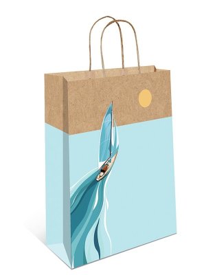 0396.662 Бумажный пакет крафт Прогулка