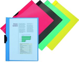 Папка клип А4 Clipfile синяя EK 14872