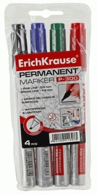 Набор 4 перманентных маркера P-300 11607