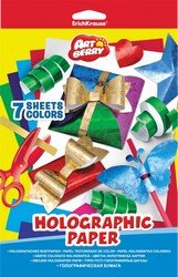 Бумага цв  7л 7цв Artberry В5 Голографич 007802083-37209