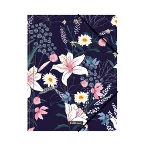 Папка на резинках А4 пластик Lily 49296