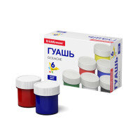 Гуашь 6цв Basic по 17мл 50543