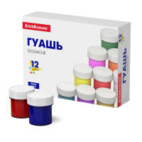Гуашь 12цв Basic по 17мл 50544