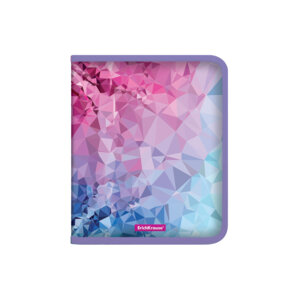 Папка для тетр на молнии A5+Pink Dynamique пласт 49349