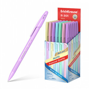 Ручка шар 0,7мм Синяя ErichKrauseR R-301 Pastel Stick 55387