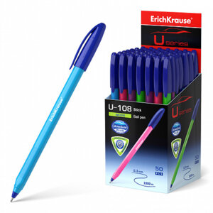Ручка шар 1.0мм Синяя U-108 Neon Stick Ultra Glide Technology 58092