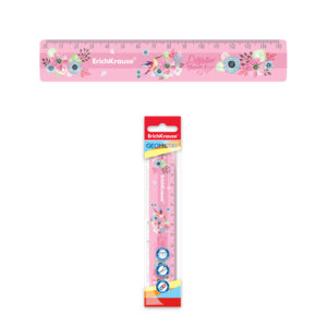 Линейка пластик 15см Colibri  во флоупаке 55475