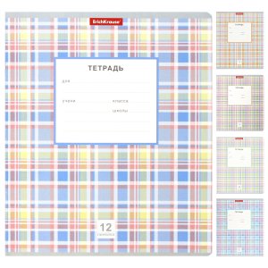 Тетрадь  12л Линия Optima Новая шотландка асс 012010154-58216