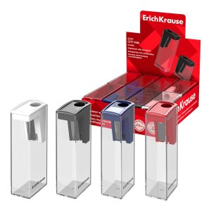 Точилка пластик City Classic с контейнером асс 60021