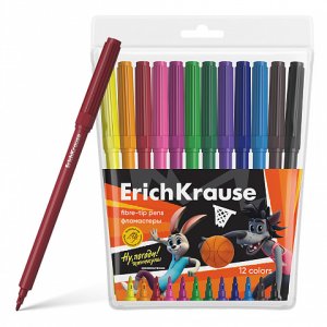 Фломастеры 12цв Ну, Погоди! Каникулы 62573