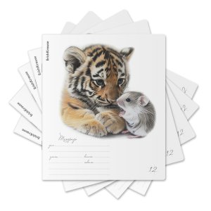 Тетрадь  12л Клетка Little Cuties MIX-PACK 63236