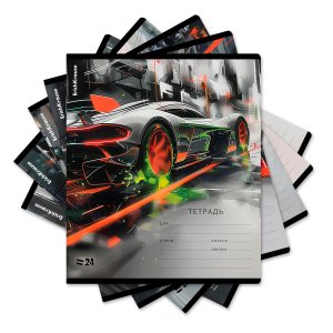 Тетрадь  24л Линия Adrenaline Speed MIX 63276