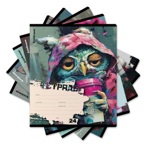 Тетрадь  24л Линия Coffee Mania MIX-PACK 63280