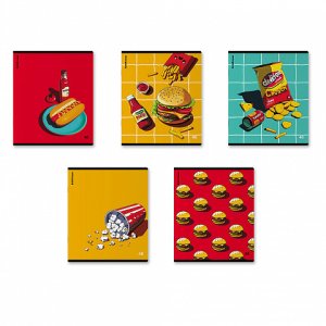 Тетрадь  48л Клетка Cheat Meal твин-лак MIX-PACK 64860