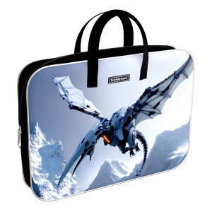 Папка текстильная на молнии с ручками A4 Techno Dino 64985