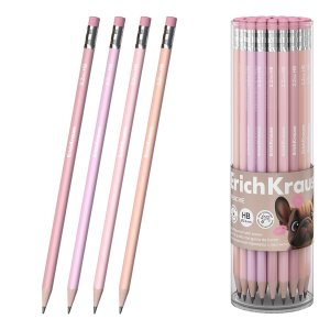 Карандаш ч/г НВ Frenchie трехгранный с ластиком 65334