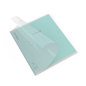 Тетрадь  18л Линия Классика CoverPrо fzzy Бирюзовый пластик обл 65696