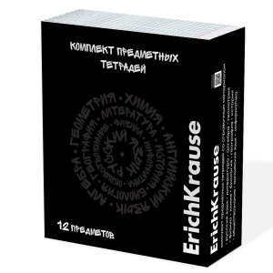 Комплект предметных тетрадей 48л 12шт Noir 65244