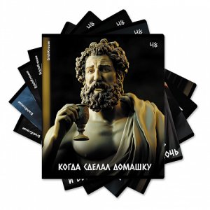 Тетрадь  48л клетка Philosophy твин-лак MIX-PACK 64873