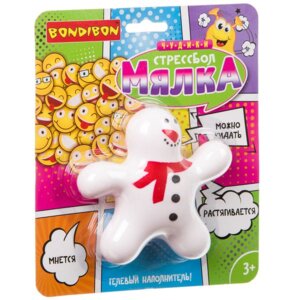 Чудики мякиш антистресс Снеговик