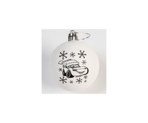 Новогодний шар для декорирования Тачки 5,5 см 7024625