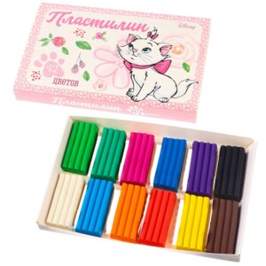 Пластилин 12цв 180г Мари Коты аристократы 5059070