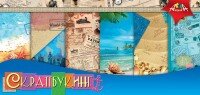 Бумага цв для скрапбукинга 6л 15x15 Отпуск С2781-05