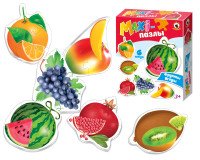 Паззл Фрукты ягоды Макси 02554