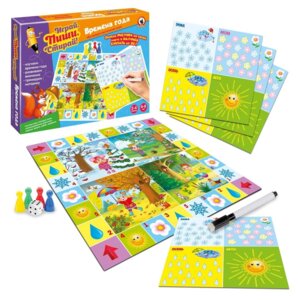 Игра развивающая Пиши стирай Времена года 02661