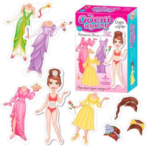 Одень куклу Принцесса Белла на липучках 03189